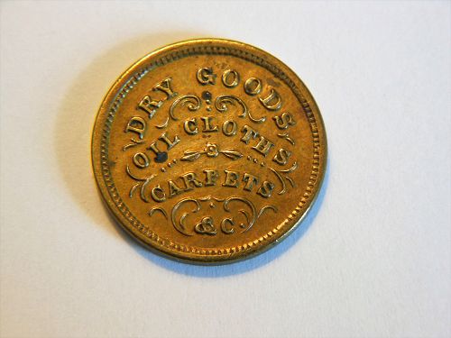 Civil War Token B. W. Titus Trenton N.J.- Civil War Store Card