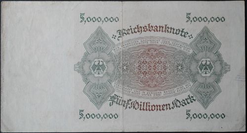 Germany P90 5000000 Mark VF