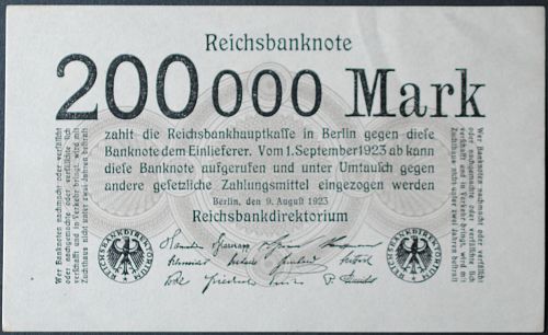 Germany P100 200000 Mark XF