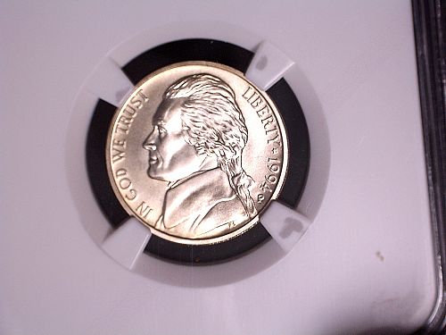 1994 P Jefferson Nickels: Special Frosted Matte Uncirculated