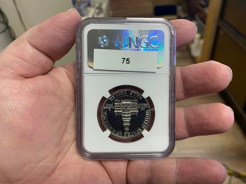 NGC PF69 ULTRA CAMEO 1776-1976 S KENNEDY 40% HALF DOLLAR 50C