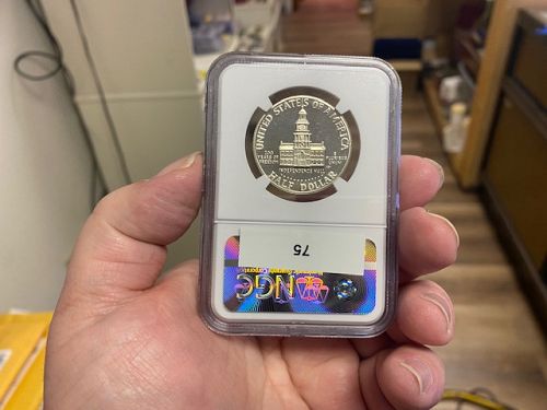 NGC PF69 ULTRA CAMEO 1776-1976 S KENNEDY 40% HALF DOLLAR 50C