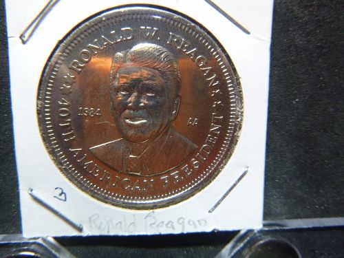 RONALD W. REAGAN 40TH AMERICAN PRESIDENT 1984 AA DOUBLE EAGLE  MEDAL