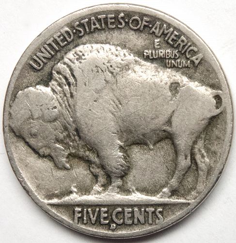 1916 D Buffalo Nickel#12