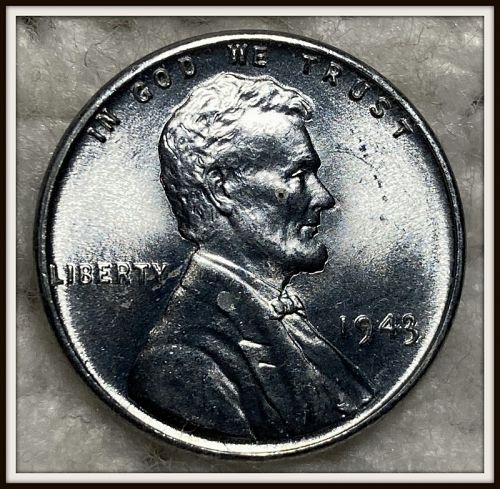 1943 1C Lincoln Wheat Steel Cent (BU)