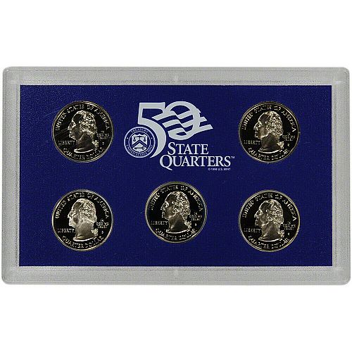 2002 US Mint 50 State Quarters Proof Set