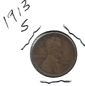 1913  S  LINCOLN CENT