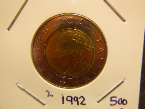 ITALY 1992 500 LIRE