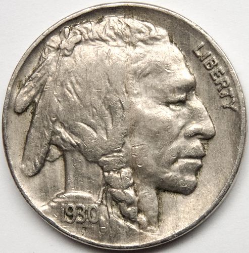 1930 P Buffalo Nickel #12