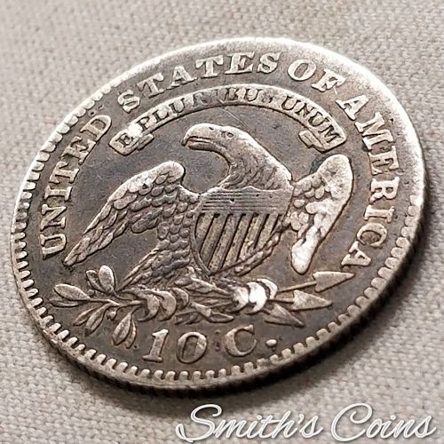 1827 ~ Capped Bust Dime ~ F-15