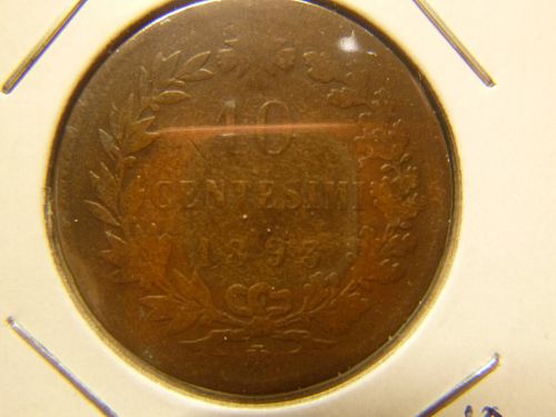 ITALY 1893 BI 10 CENTESMI