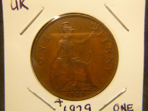 GREAT BRITAIN 1929 ONE PENNY