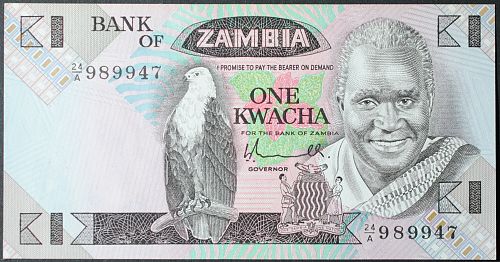 Zambia P23a Kwacha AU