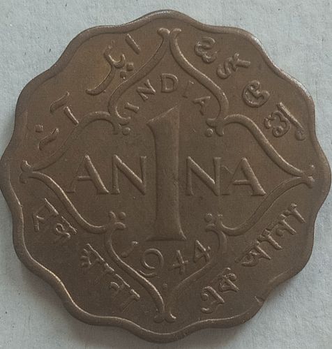 E)....1944. British..India coin