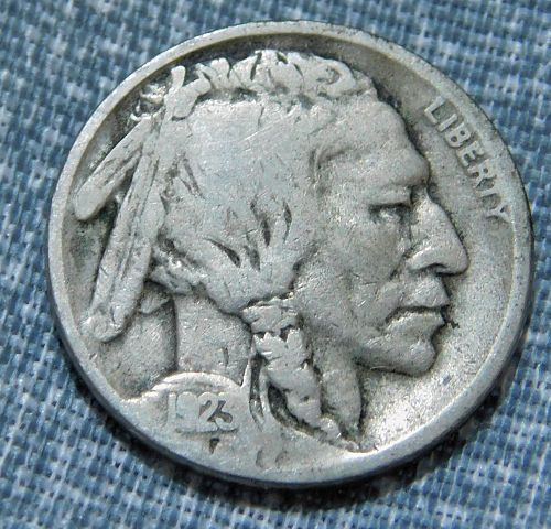1923 S Buffalo/Indian Head Nickel