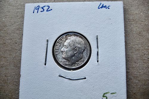 1952 Roosevelt Dime