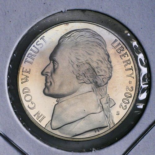 2002 S Jefferson Nickel Proof