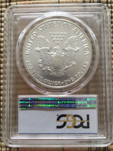 1992 SILVER EAGLE PCGS MS69