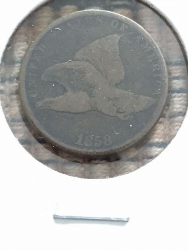 1858 FLYING EAGLE CENT SMALL LETTERS