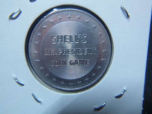 SHELL'S MR. PRESIDENT COIN GAME WOODROW WILSON