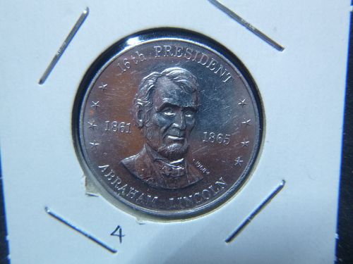 SHELL'S MR. PRESIDENT COIN GAME ABRHAM LINCOLN