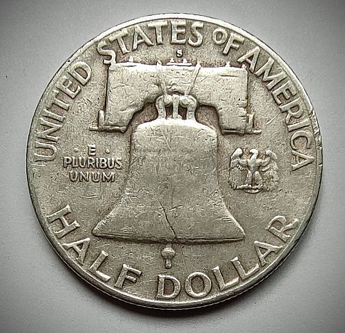 1949 S Franklin Half Dollar - 4 Photos!