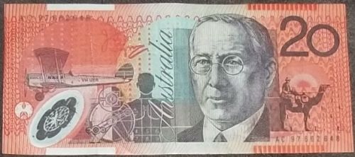 1997 Australia $20 Dollar Bill