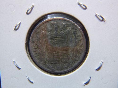 SPAIN 1941 10 CENTIMOS ALUMINIUM