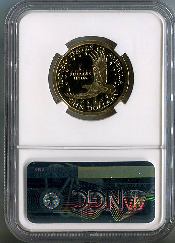 2004 - S  SACAGAWEA  "Golden Dollar"  NGC  PF 69 UC