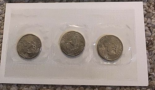 1980-P,D,S Susan B Anthony Mint Souvenir Set.