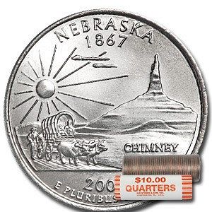 2006 P Nebraska Quarters - 40 Coins - Uncirculated