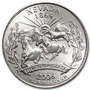 2006 P Nevada Quarters - 40 Coins - Uncirculated