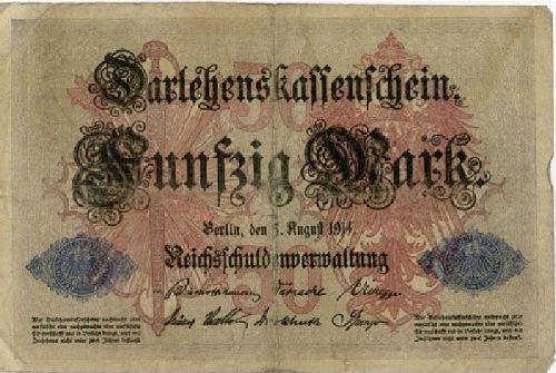 German Empire 1914 50 Marks #C030