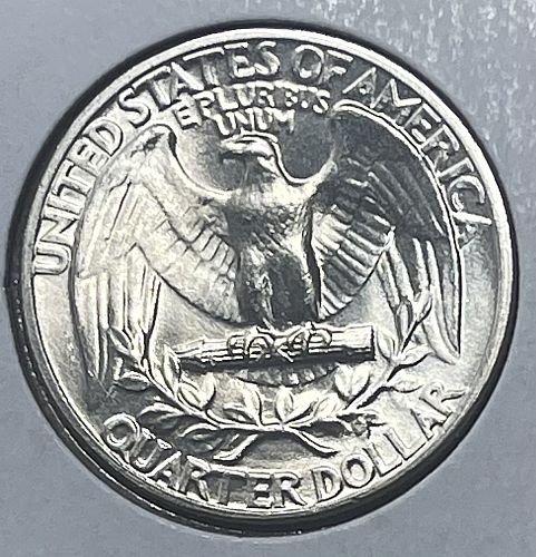1941-P Brilliant Uncirculated MS60+ Washington US Silver Quarter