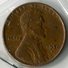 1950 - D  LINCOLN CENT  --  VERY FINE
