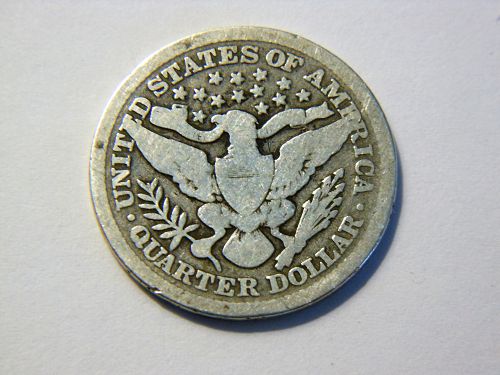 1896-P Silver Barber Quarter