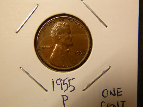 1955 P Lincoln Wheat Cent Small Cents