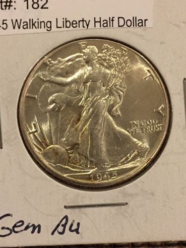 1945 WALKING LIBERTY HALF DOLLAR