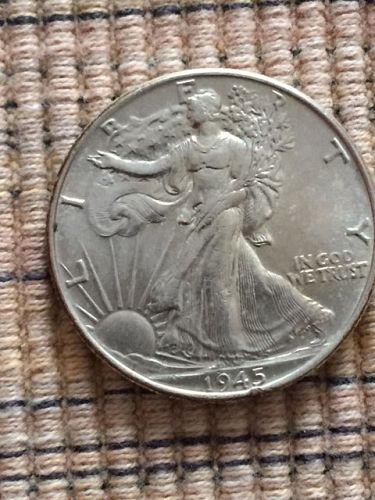 1945 WALKING LIBERTY HALF DOLLAR