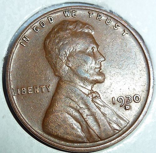 Here is a 1930-D Very Fine Lincoln Wheat Cent  (362-55)