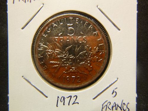 FRANCE 1972 5 FRANCS