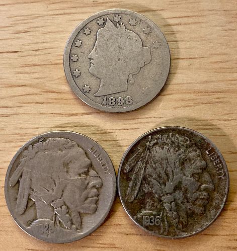 Barber and Buffalo Nickels