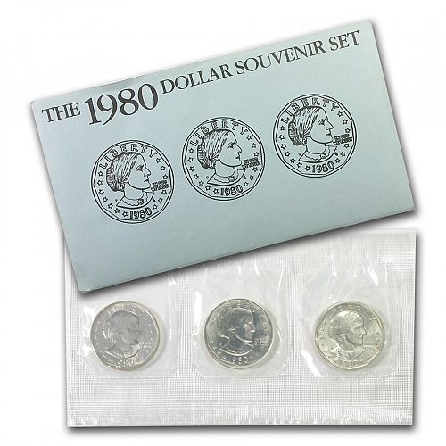 1979 & 1980  Dollar Souvenir Set