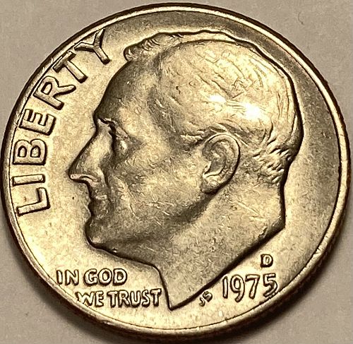 1975 D Roosevelt Dimes