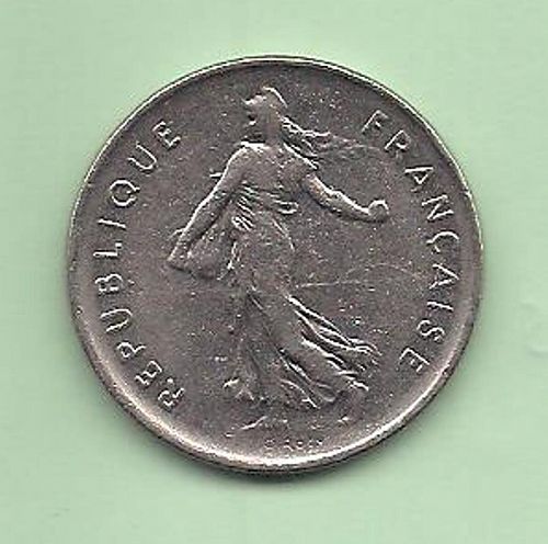 1973 France 5 Francs F-VF