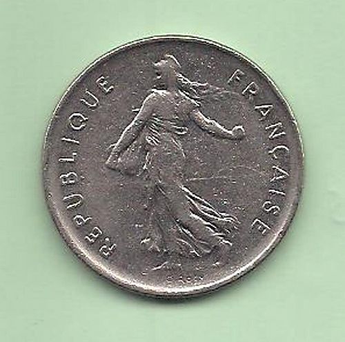 France 5 Francs 1973 F-VF