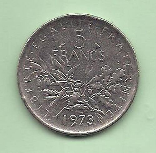 France 5 Francs 1973 F-VF