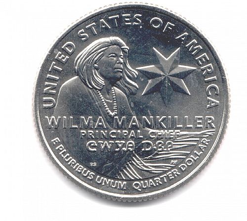 2022-S 25 Cents - Wilma Mankiller - American Women Quarter - Uncirculated