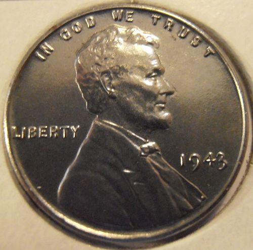1943 P Lincoln Cent -  BU (43PHG6)
