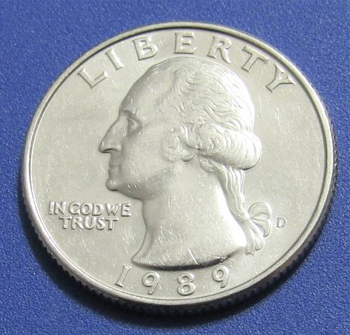 1989-D 25 Cents - Washington Quarter